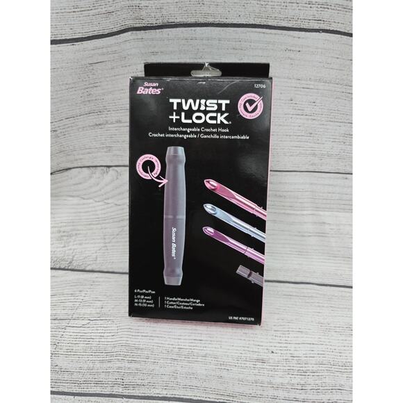 Susan Bates Twist and Lock Interchangeable Crochet Hook L-M-N #12706 - Picture 1 of 4